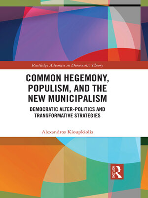 cover image of Common Hegemony, Populism, and the New Municipalism